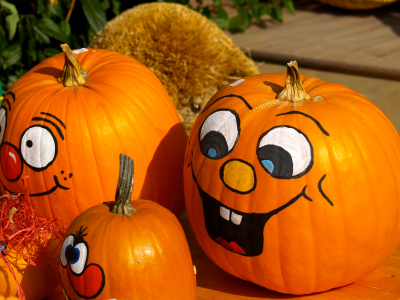 5 Ideas for No-Carve Pumpkin Decorating | 5 Ideas for No-Carve Pumpkin ...